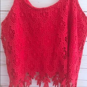 💵5 FOR $25💵 Boho Crochet Spaghetti Strap Top